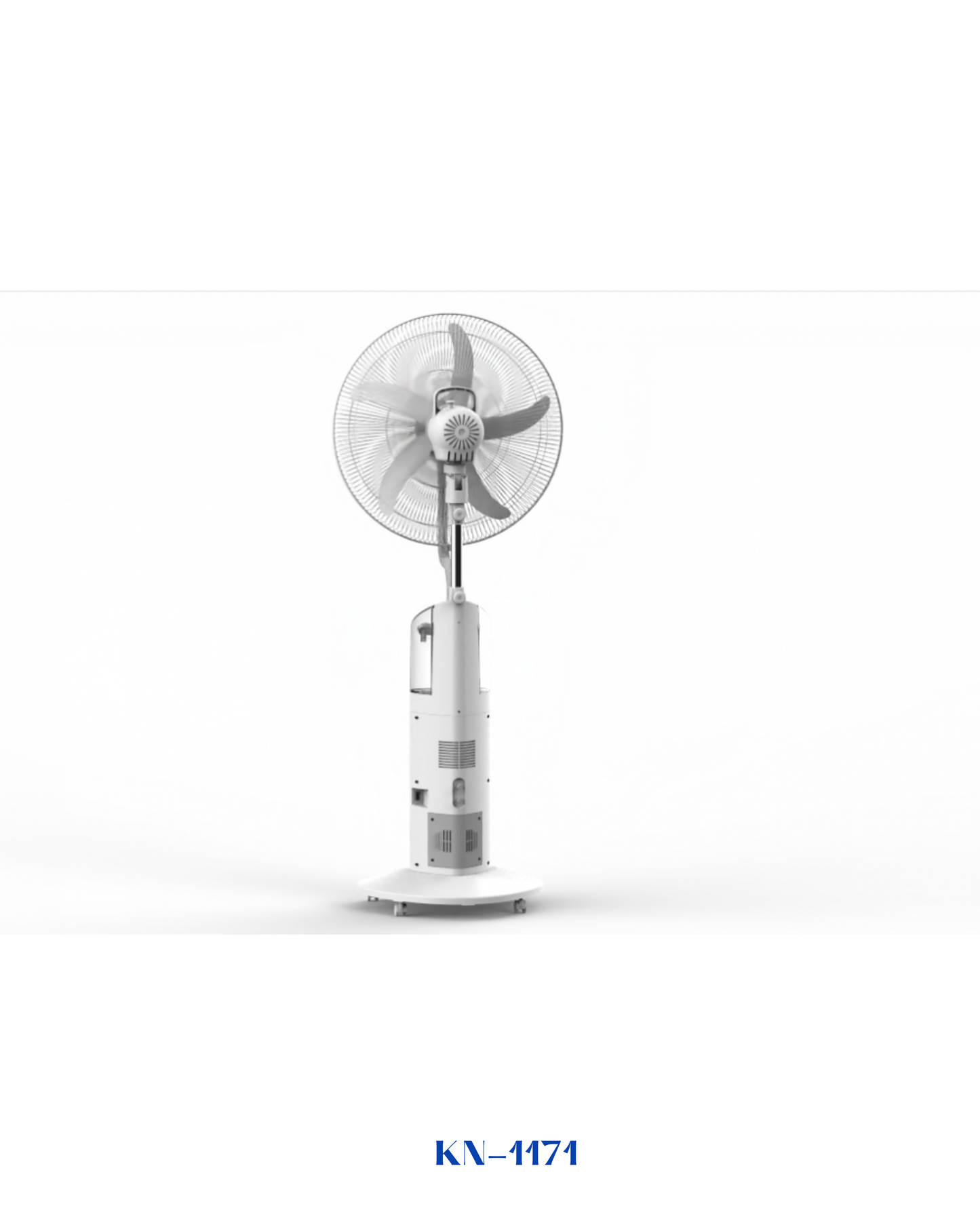 KENNEDE LED NINGHT LIGHTS MIST FAN-16 INCH مروحة شحن مع رذاذ