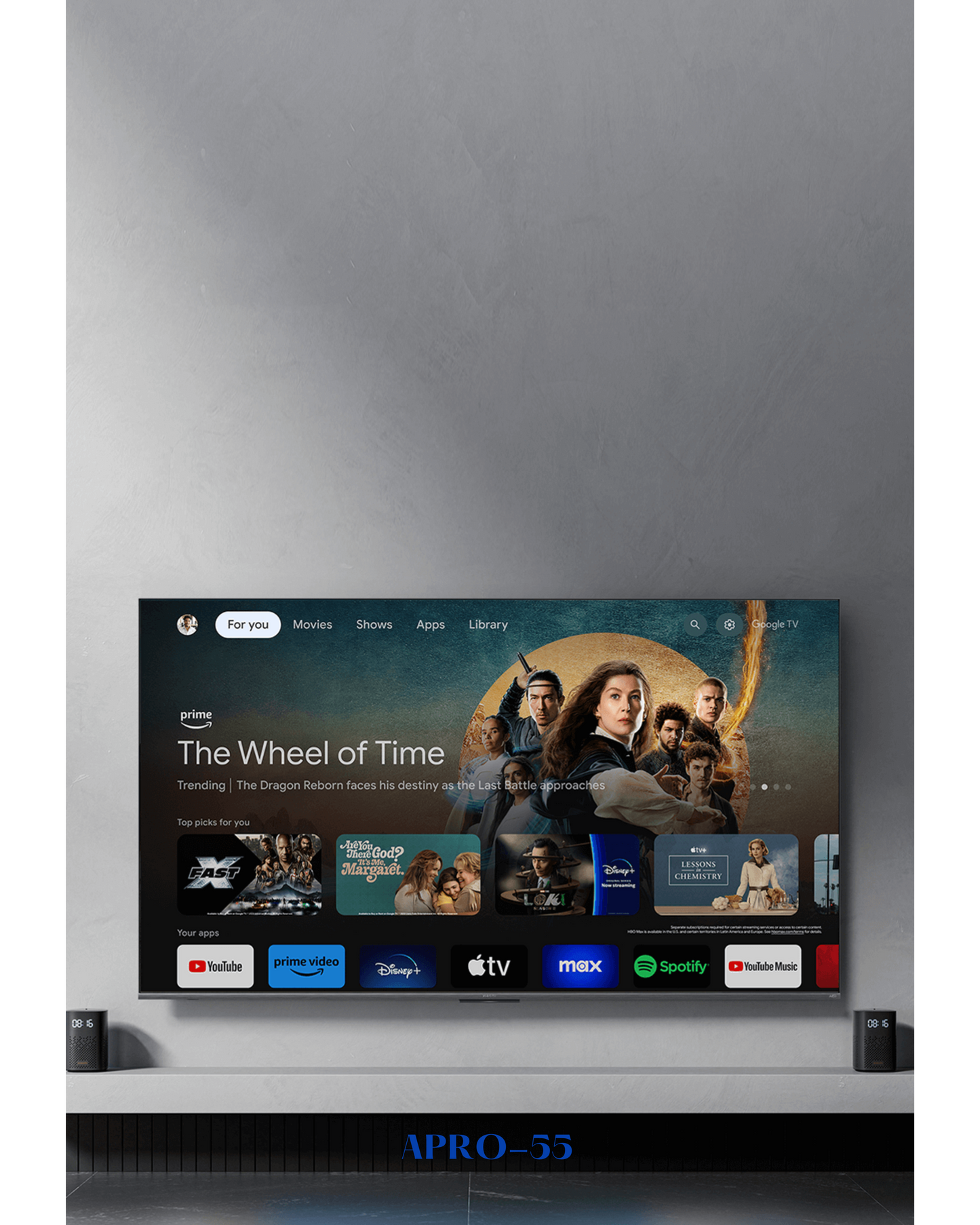 تلفزيون شاومي A برو 2025 مقاس 55 بوصة (بدقة 4K QLED)