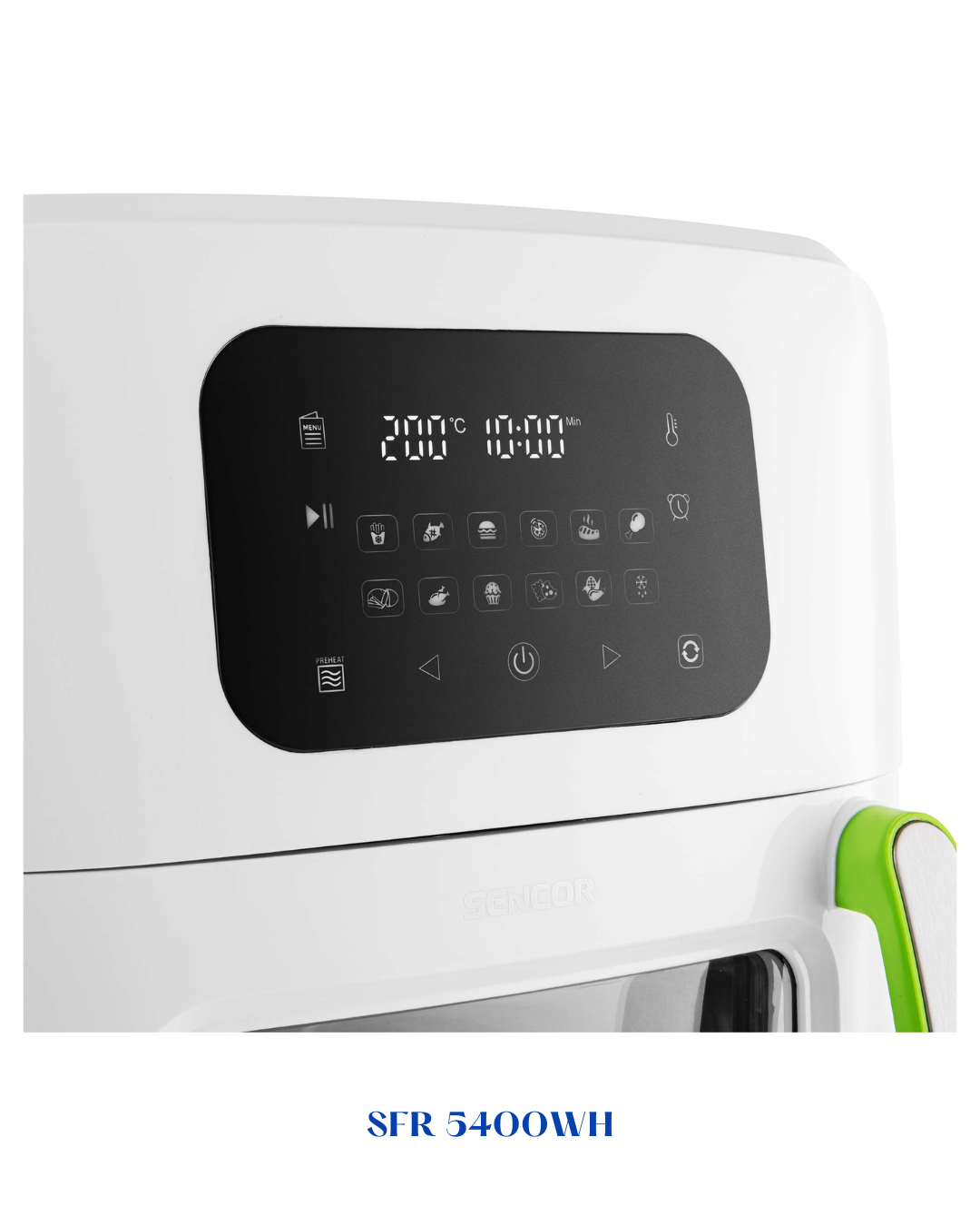 مقلاة سينكور SFR 5400WH متعددة الاستخدامات بدون زيت - 1800 واط، 11 لتر