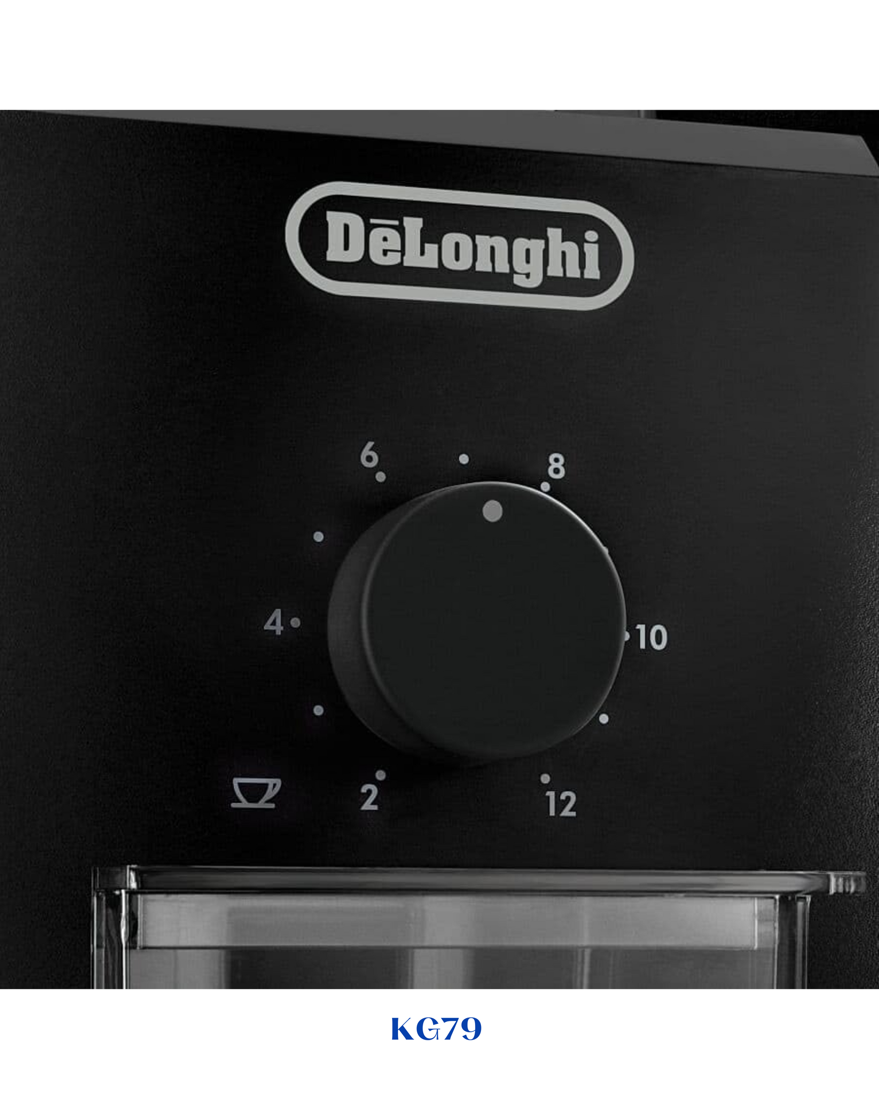 DELONGHI ELECTRIC BURR COFFEE GRINDER – BLACK