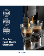 DELONGHI DOUBLE WALL CAPPUCCINO GLASSES – 270ML