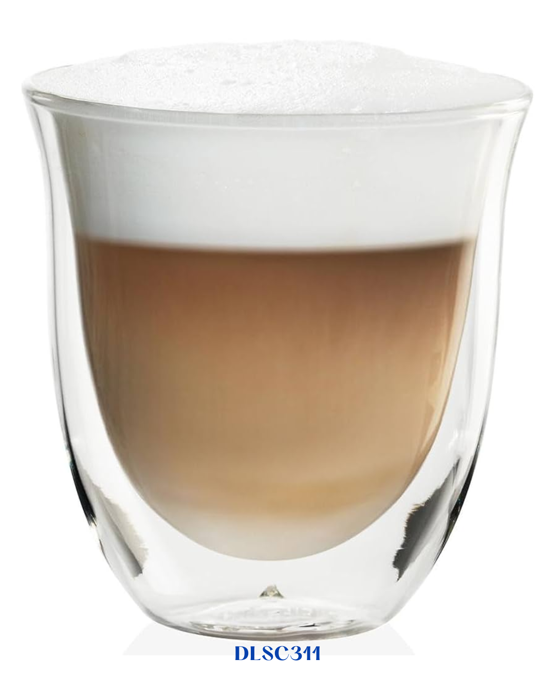 DELONGHI DOUBLE WALL CAPPUCCINO GLASSES – 270ML