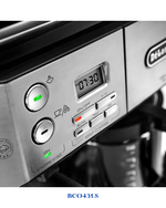DELONGHI COMBI COFFEE MACHINE – SILVER & BLACK