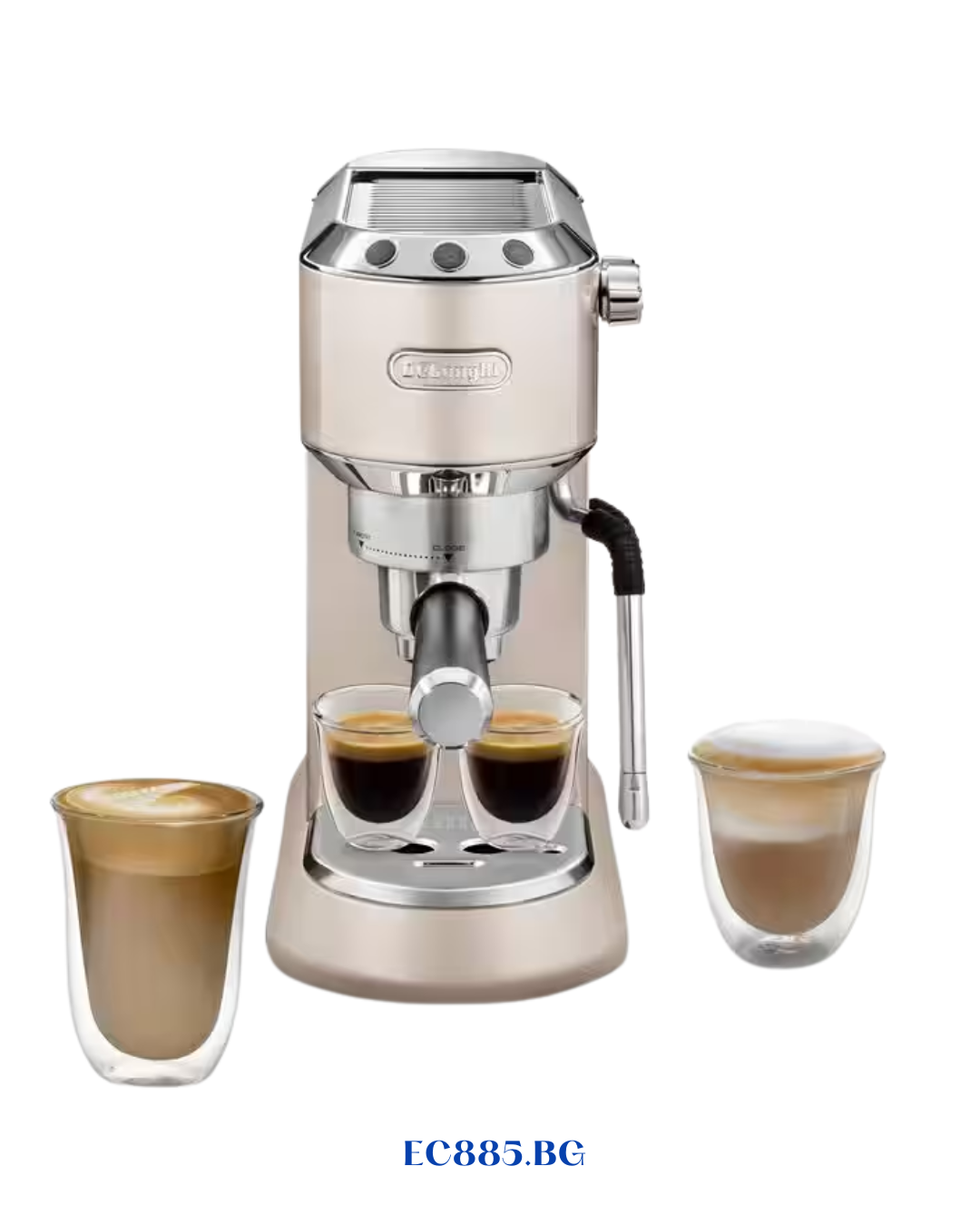 DELONGHI DEDICA ARTE ESPRESSO MACHINE – BEIGE GOLD