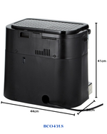 DELONGHI COMBI COFFEE MACHINE – SILVER & BLACK