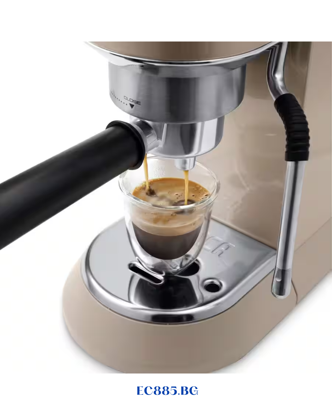 DELONGHI DEDICA ARTE ESPRESSO MACHINE – BEIGE GOLD