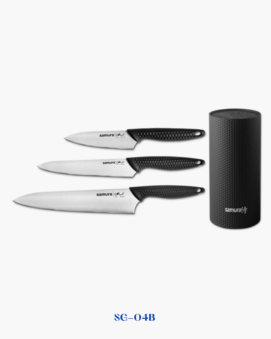 SAMURA GOLF STONEWASH KNIFE SET