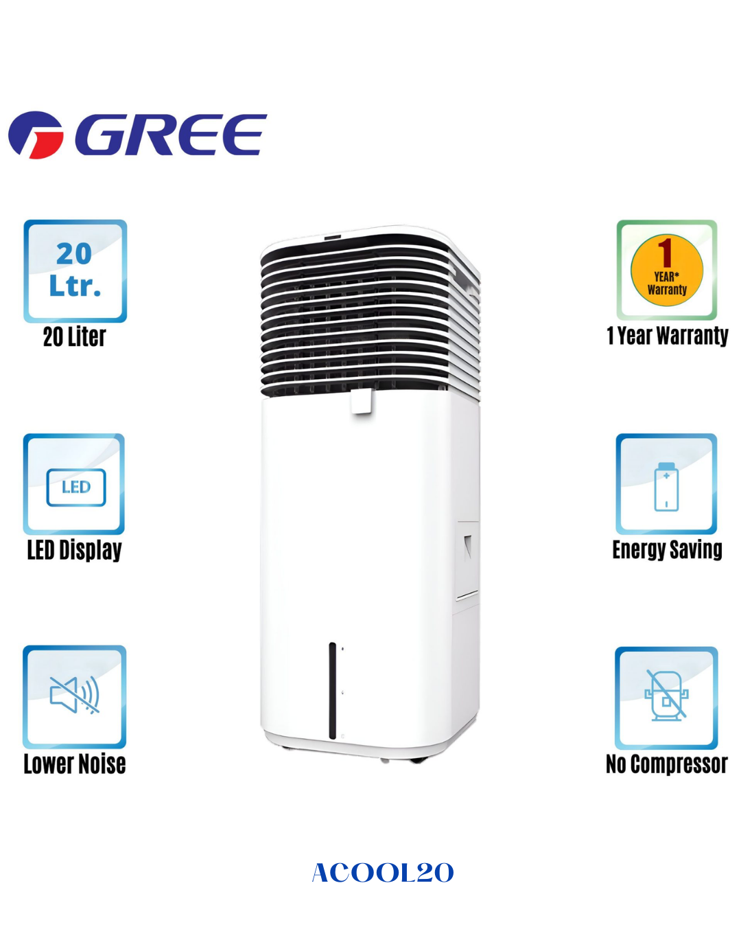 GREE AIR COOLER ACOOL20 20L
