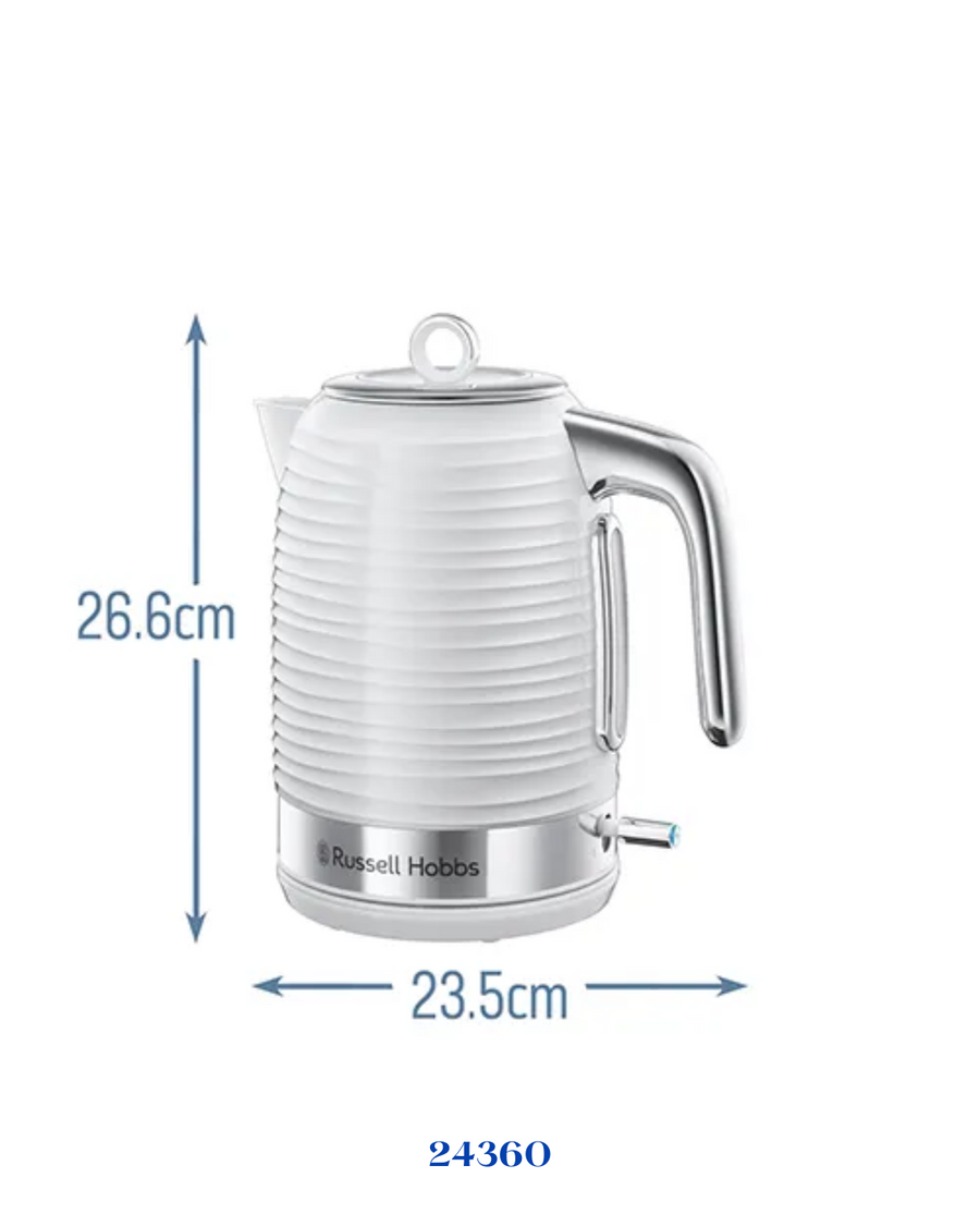 RUSSELL HOBBS INSPIRE WHITE KETTLE