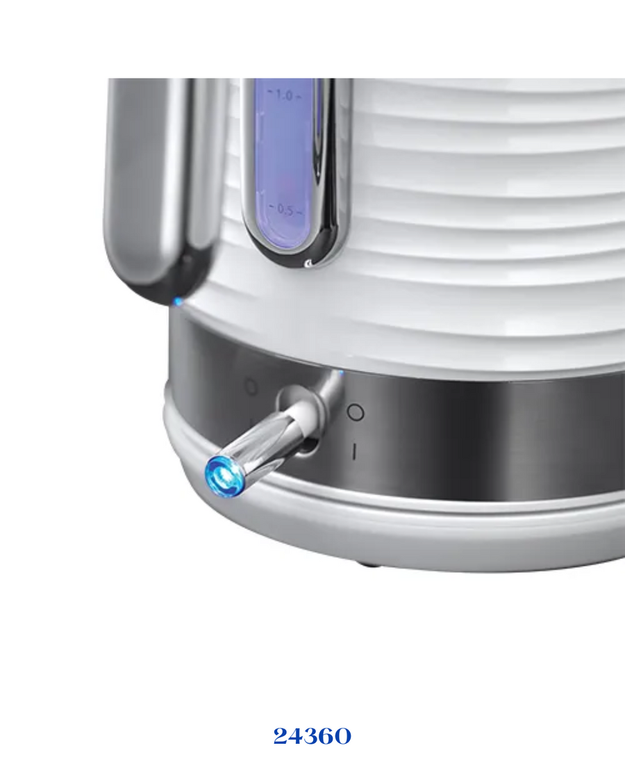RUSSELL HOBBS INSPIRE WHITE KETTLE