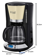 RUSSELL HOBBS COLOURS PLUS+ COFFEE MAKER-1100W_1.25L