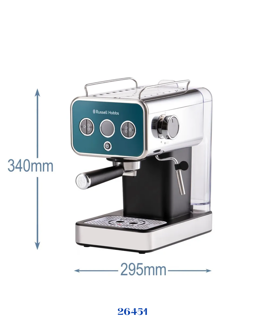 RUSSELL HOBBS DISTINCTIONS ESPRESSO MACHINE-1350W_1.1L