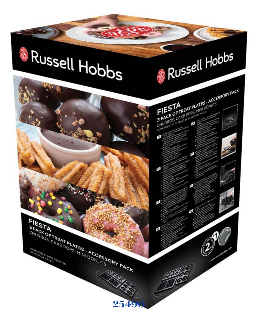 RUSSELL HOBBS FIESTA 3-PACK TREAT PLATES