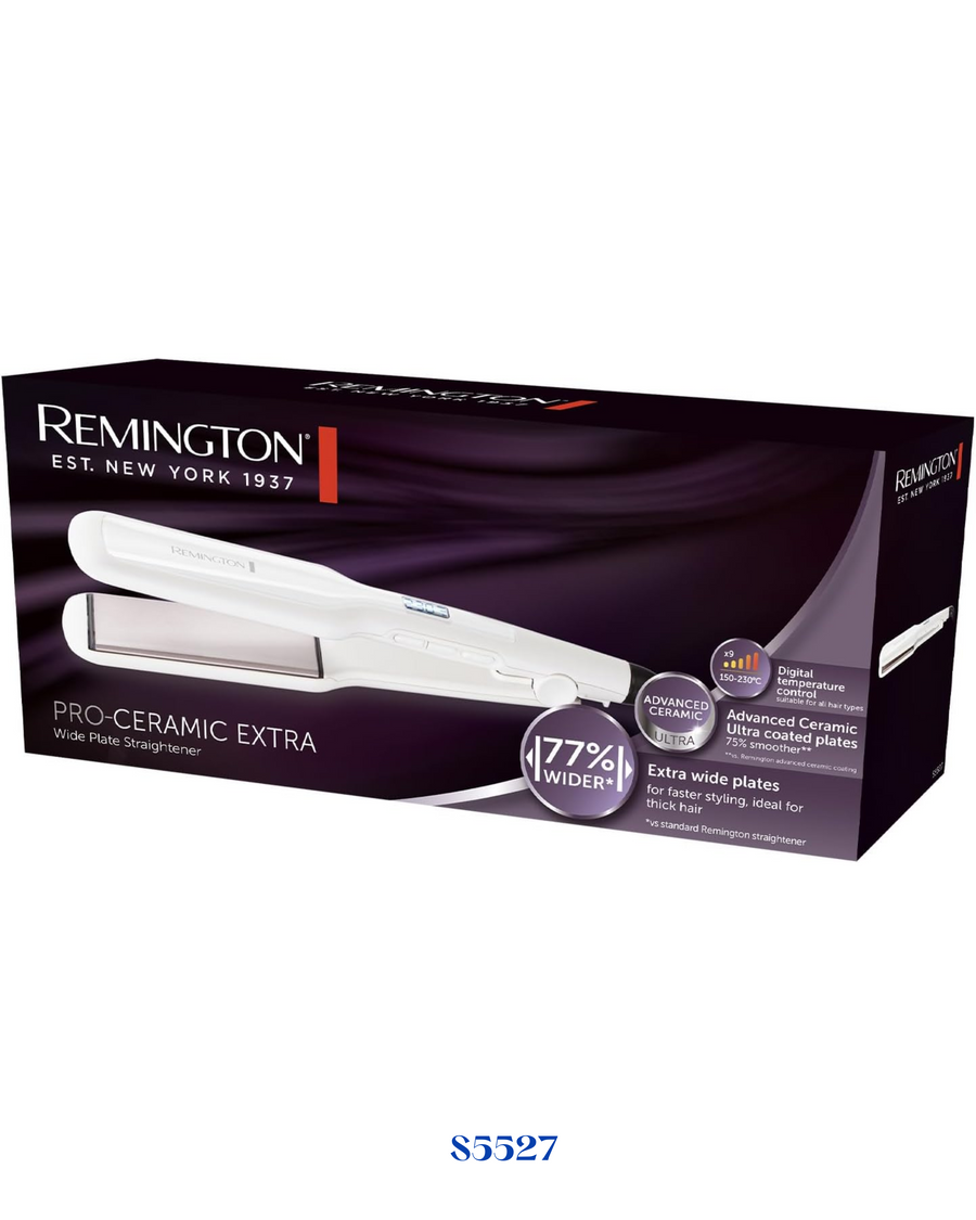 REMINGTON PRO-CERAMIC EXTRA WIDE PLATE HAIR STRAIGHTENER