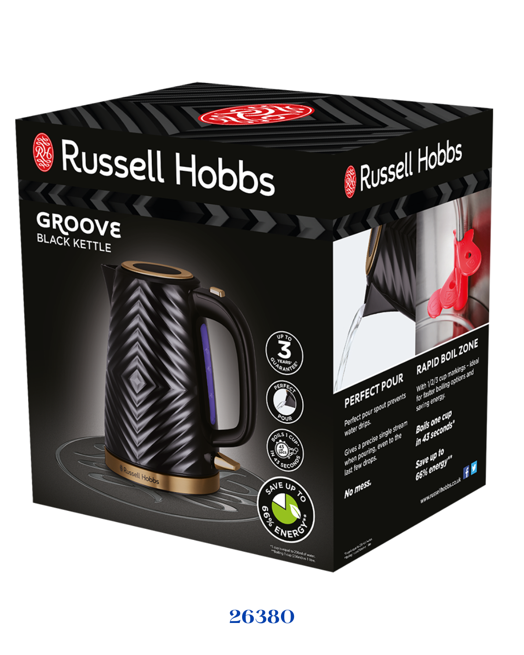 RUSSELL HOBBS GROOVE KETTLE – 1.7L_3000W
