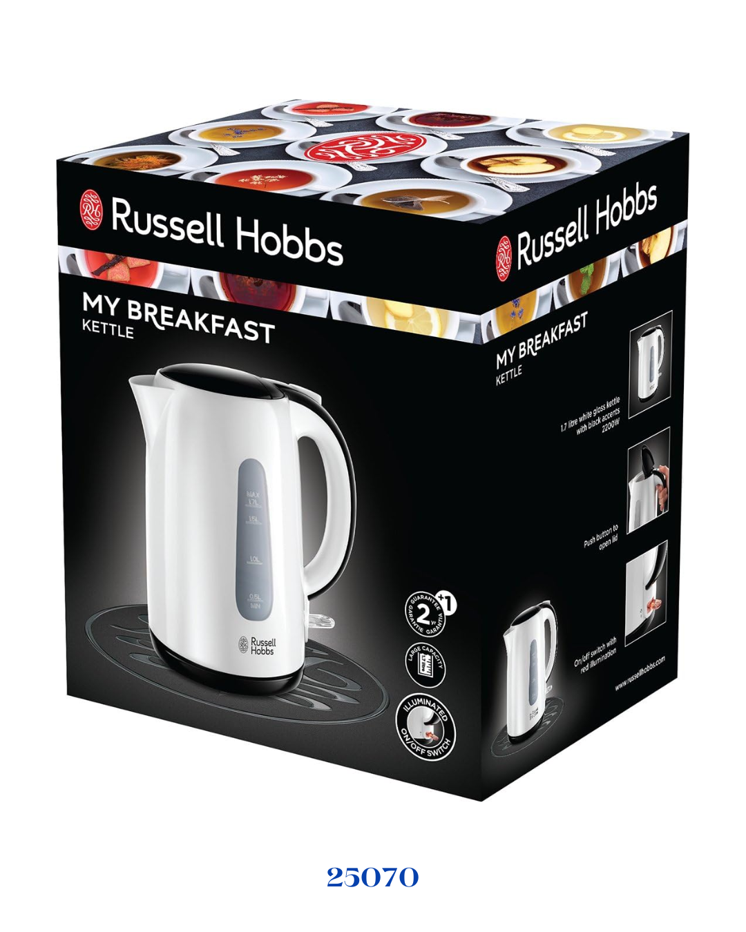 RUSSELL HOBBS MY BREAKFAST KETTLE _2200W_1.7L