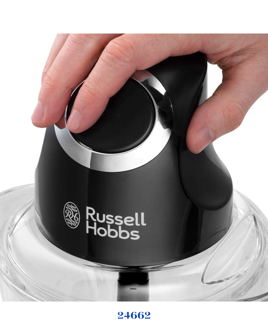 RUSSELL HOBBS DESIRE MATTE BLACK MINI CHOPPER _200W_0.5L