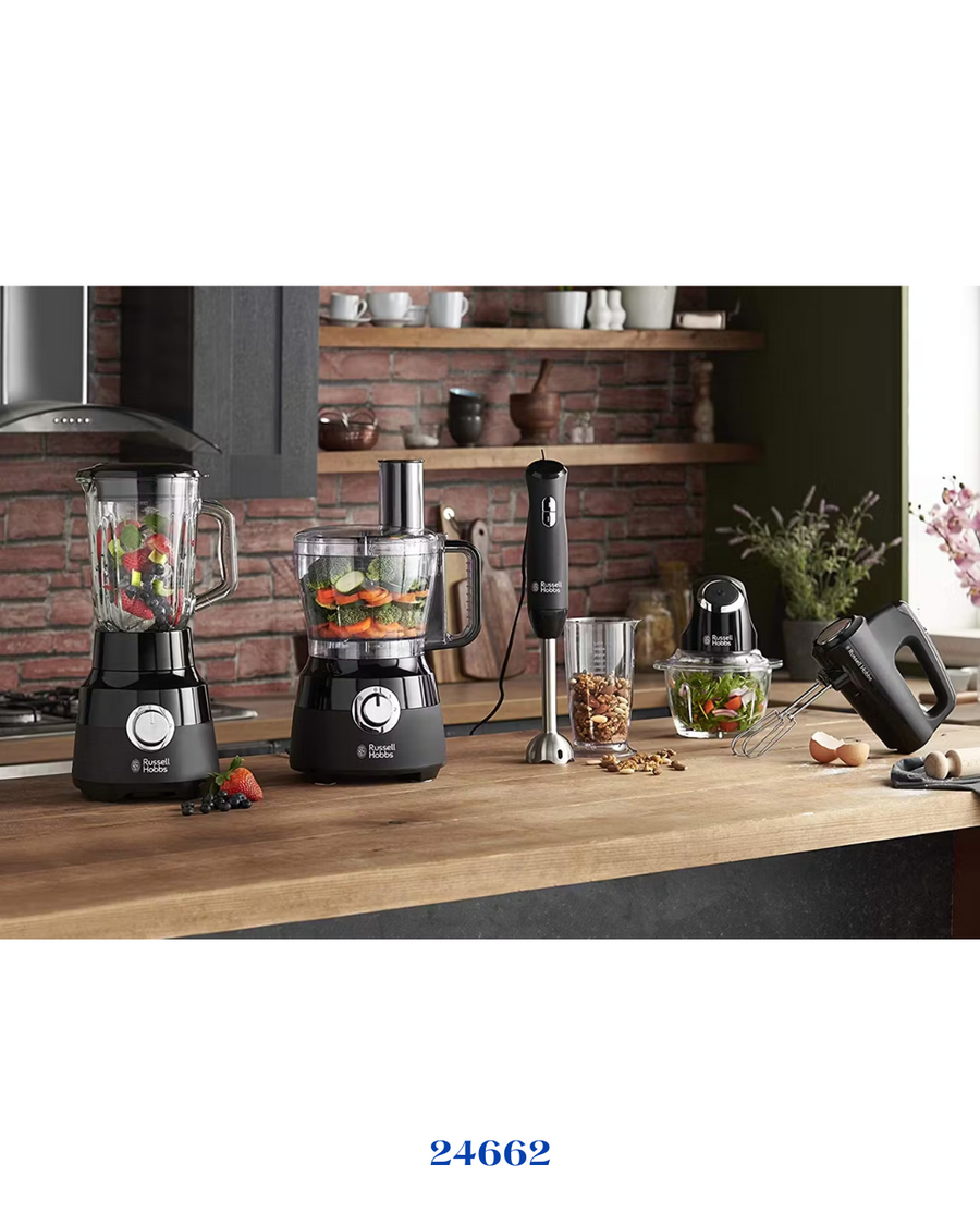 RUSSELL HOBBS DESIRE MATTE BLACK MINI CHOPPER _200W_0.5L