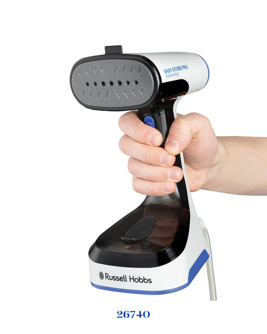 RUSSELL HOBBS STEAM GENIE EASY STORE HANDHELD STEAMER 1500W 150ML