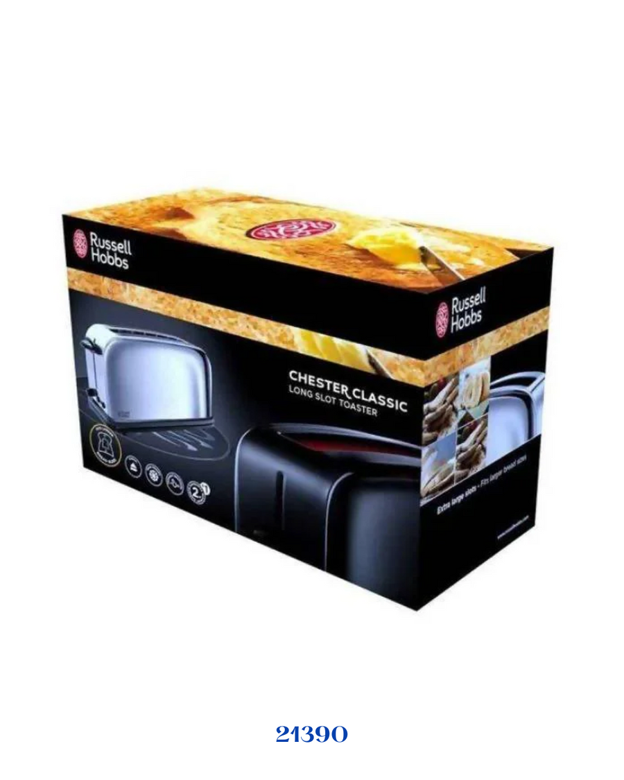 RUSSELL HOBBS CHESTER LONG SLOT TOASTER 1000W