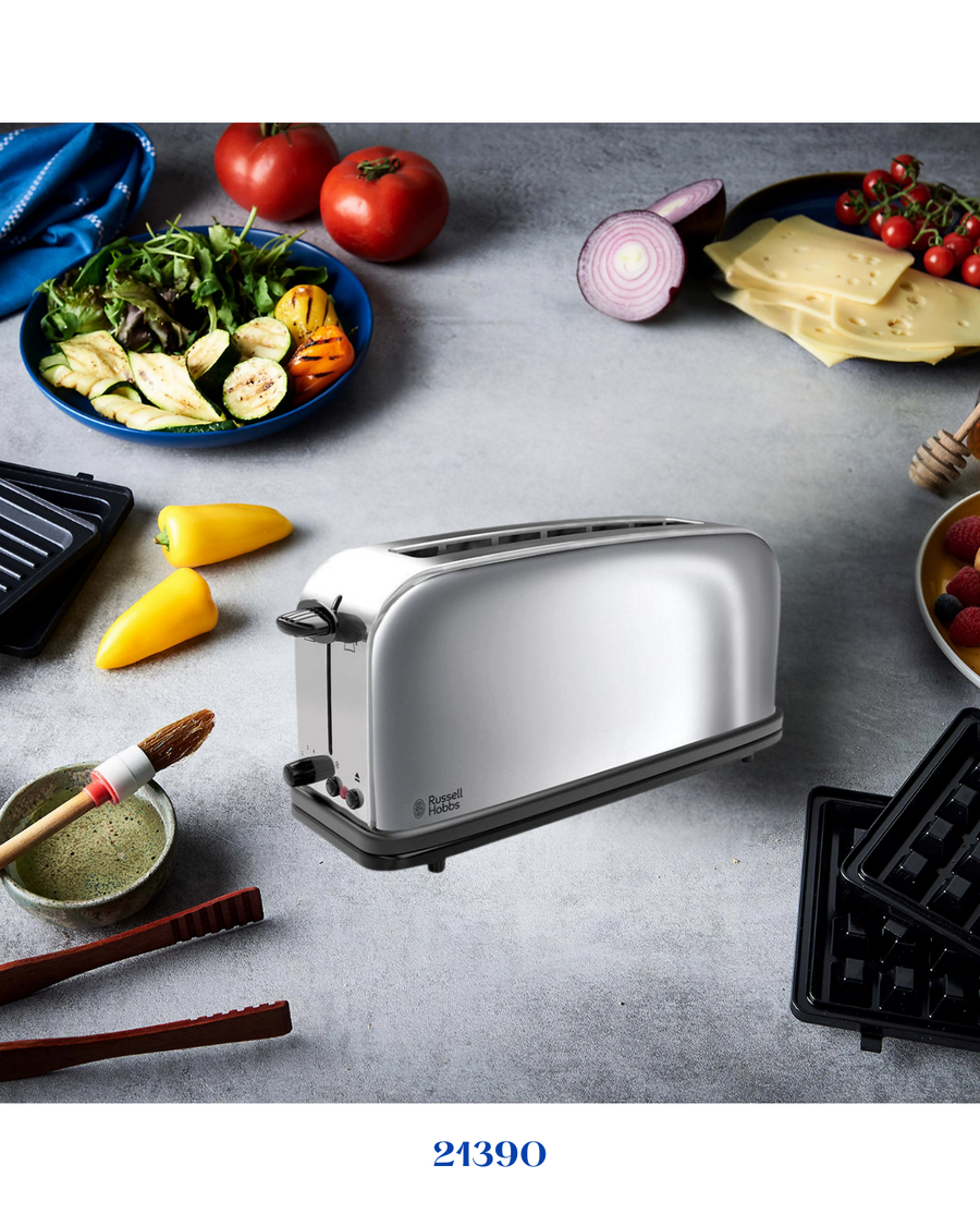 RUSSELL HOBBS CHESTER LONG SLOT TOASTER 1000W