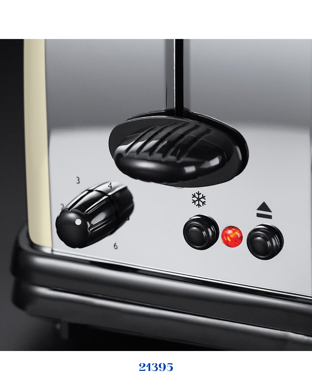 RUSSELL HOBBS COLOURS PLUS CLASSIC CREAM TOASTER