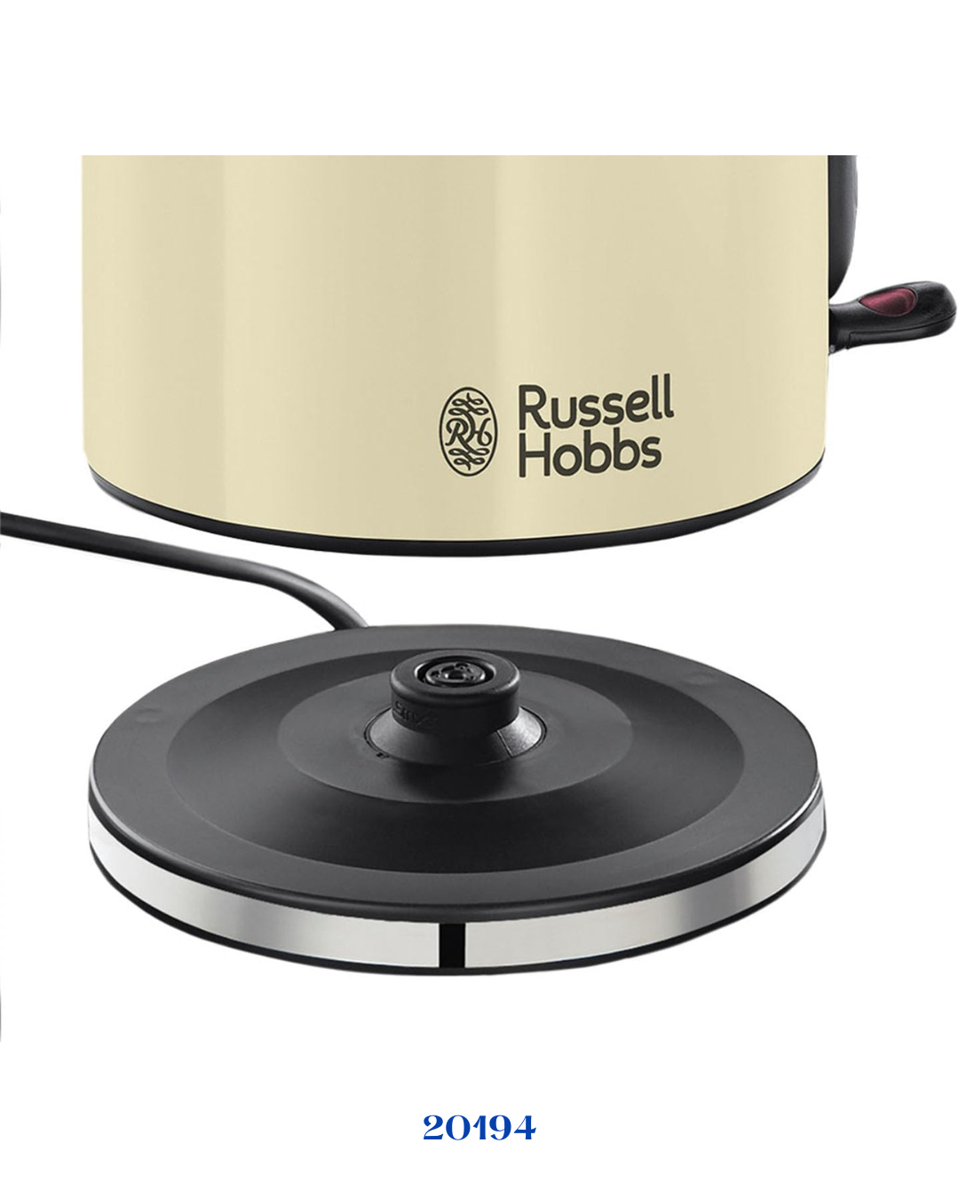 RUSSELL HOBBS COLOURS PLUS COMPACT CLASSIC CREAM KETTLE 2200W 1L