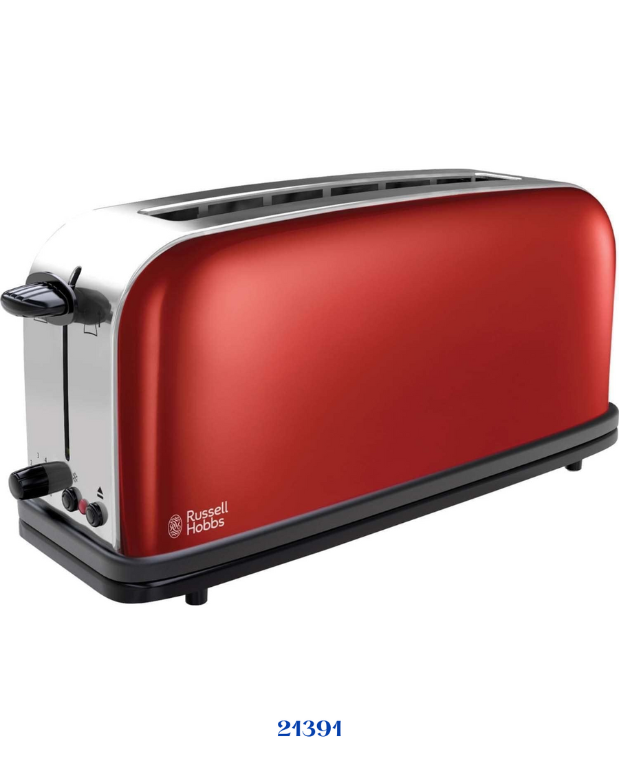 RUSSELL HOBBS COLOURS PLUS CLASSIC RED TOASTER