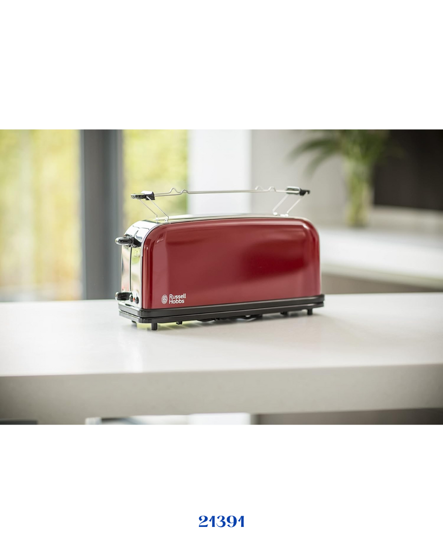 RUSSELL HOBBS COLOURS PLUS CLASSIC RED TOASTER