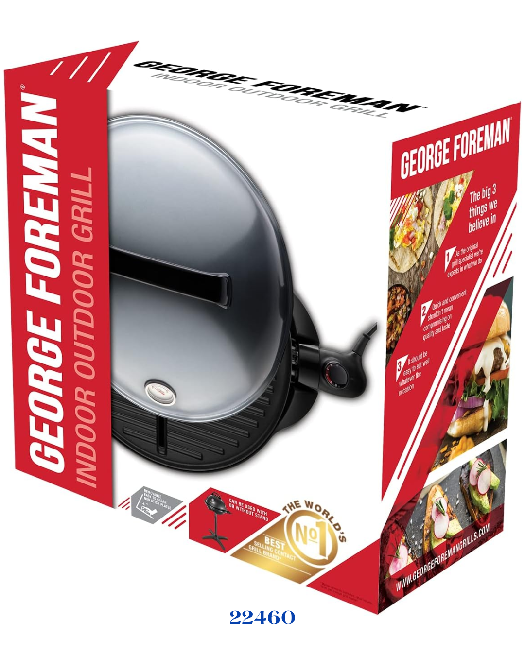 RUSSELL HOBBS GEORGE FOREMAN INDOOR & OUTDOOR GRILL 2400W​