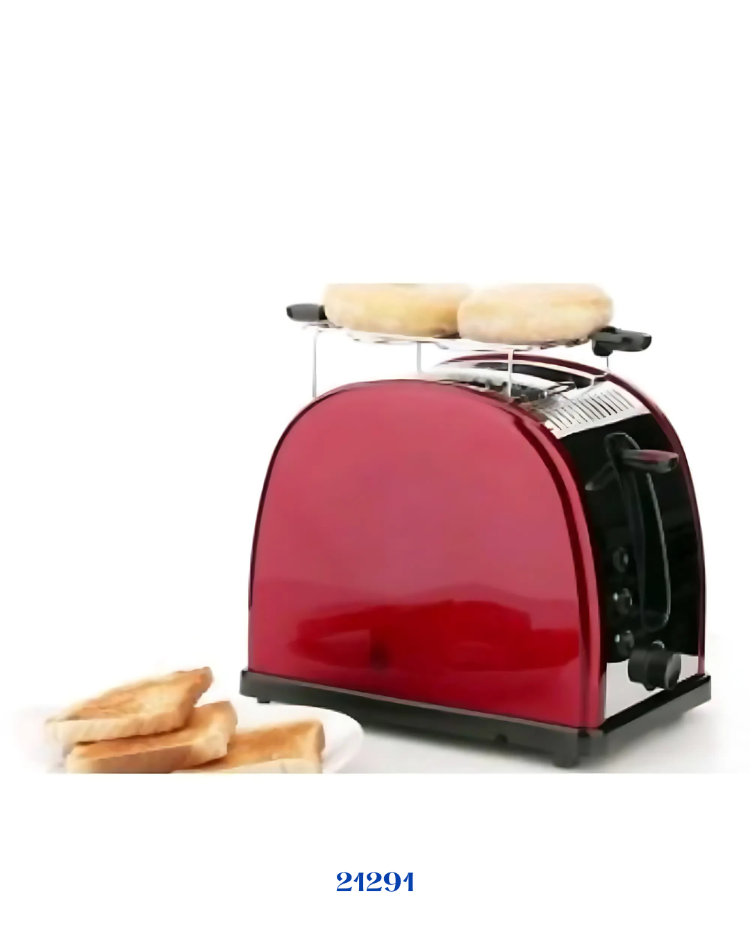 RUSSELL HOBBS LEGACY RED 2-SLICE TOASTER 1300W