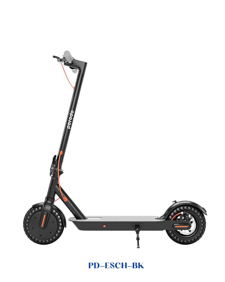 PORODO ELECTRIC SCOOTER 6.6AH WITH HELMET - BLACK