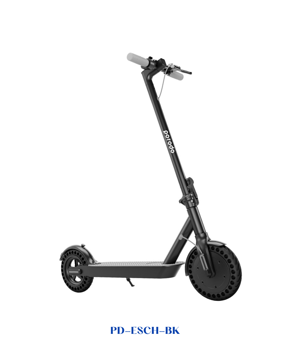 PORODO ELECTRIC SCOOTER 6.6AH WITH HELMET - BLACK