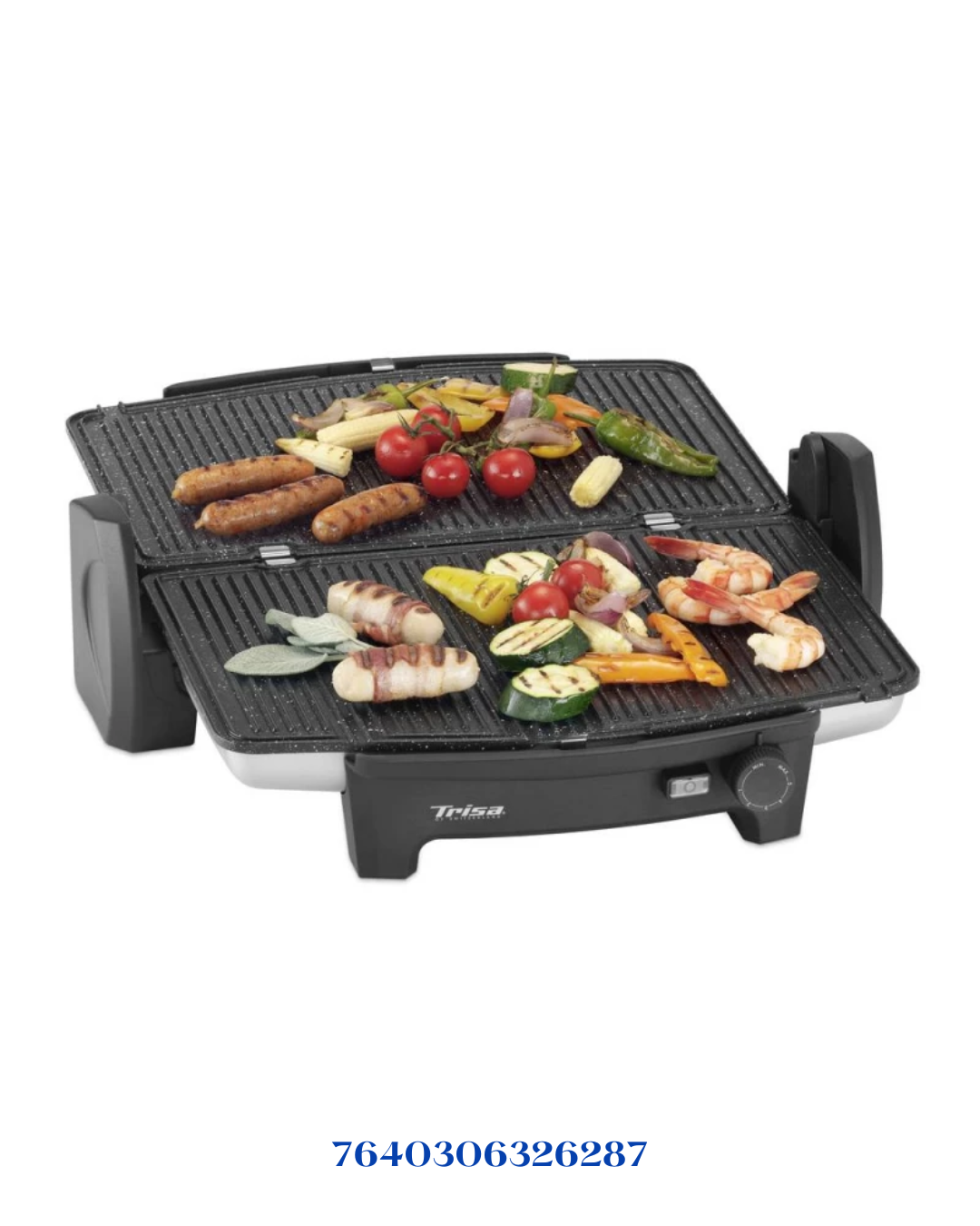 TRISA DOUBLE PLATE BARBECUE GRILL "HOT SNACK" 1800W