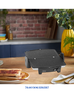 TRISA DOUBLE PLATE BARBECUE GRILL "HOT SNACK" 1800W