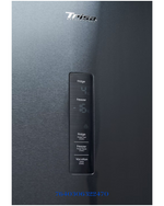 TRISA COMBI FRIDGE BLACK   223W 378L