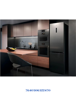 TRISA COMBI FRIDGE BLACK   223W 378L