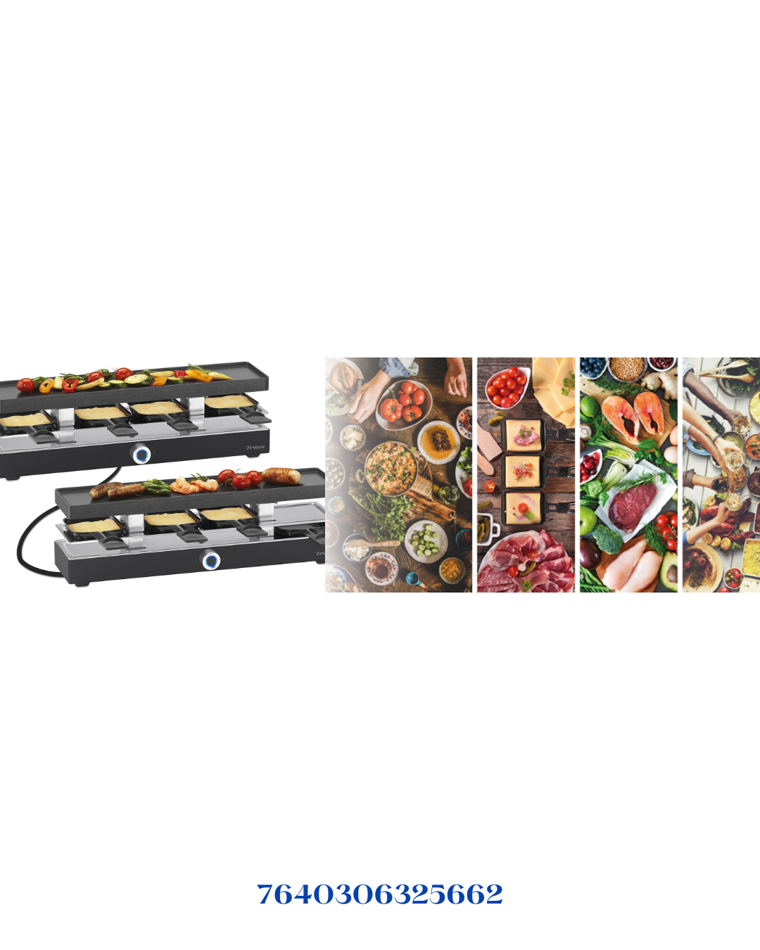 TRISA STYLE CONNECT RACLETTE GRILL 1800W