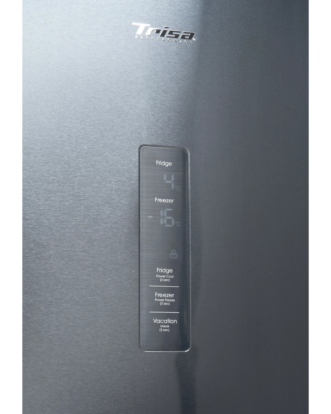 TRISA COMBI FRIDGE INOX SILVER  223W 378L