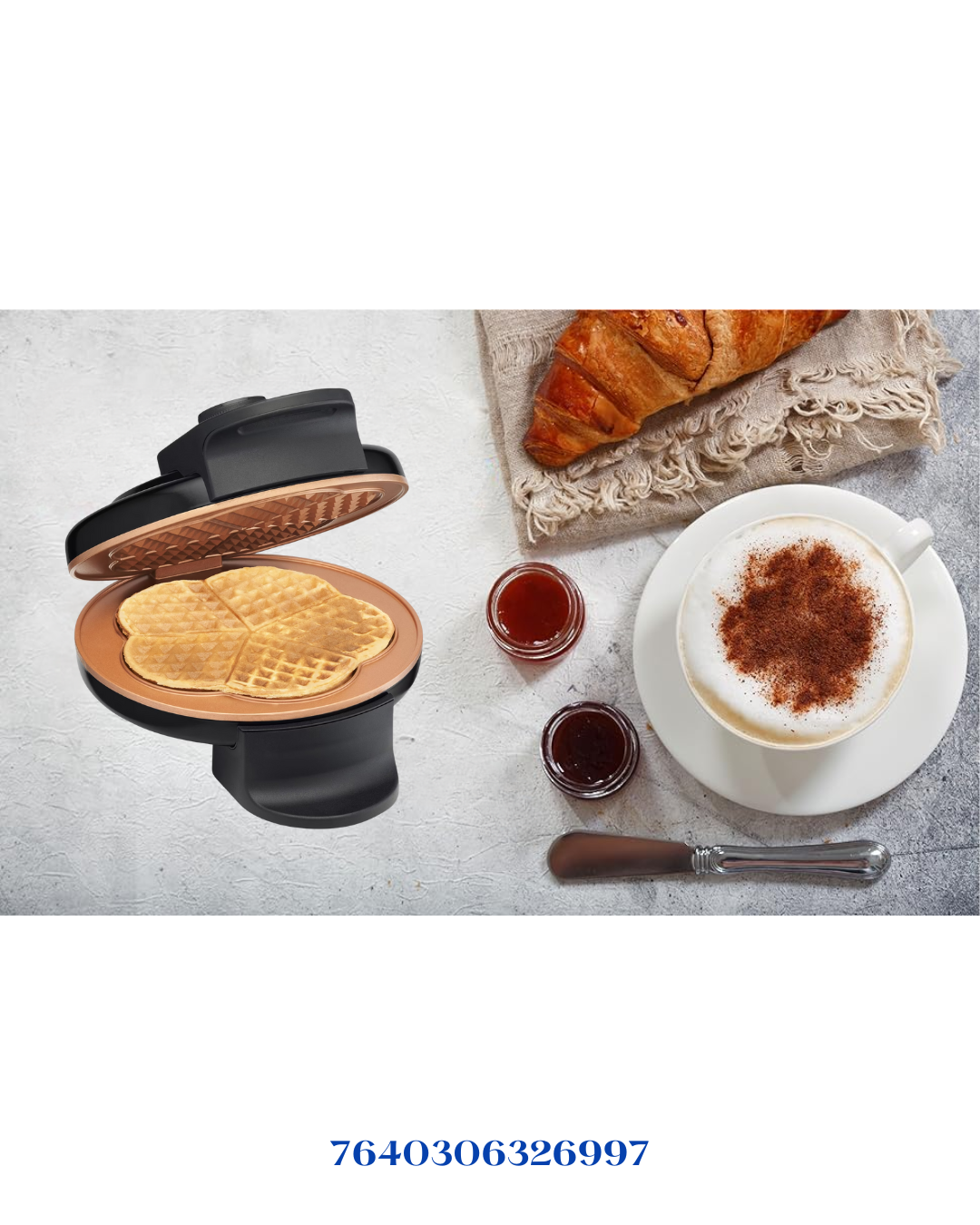 TRISA RETRO WAFFLES & WAFFLES MAKER 800W