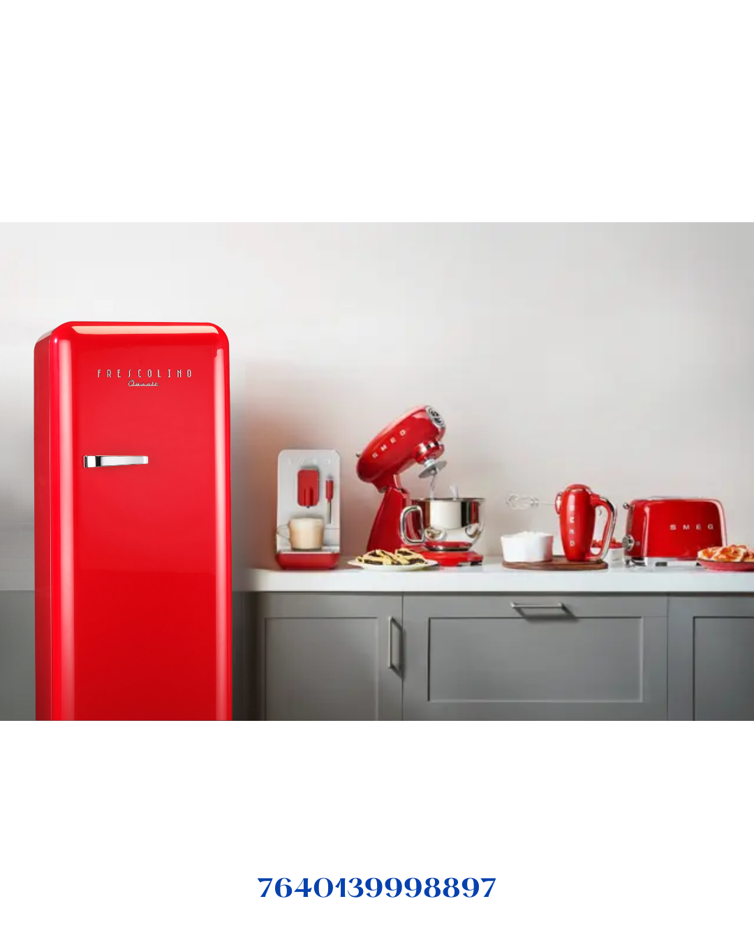 TRISA FRESCOLINO CLASSIC FEFRIGERATOR RED  110W 281L