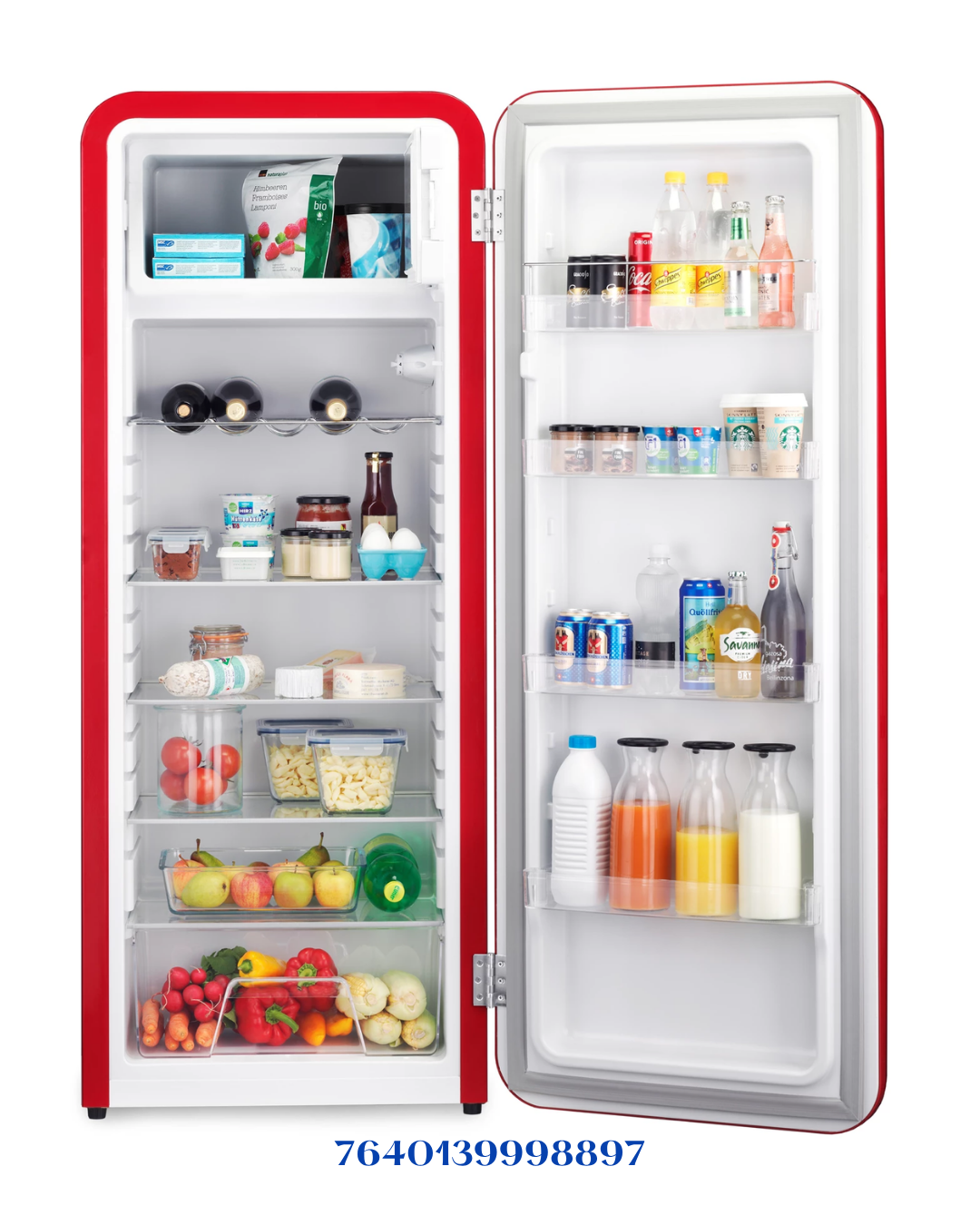 TRISA FRESCOLINO CLASSIC FEFRIGERATOR RED  110W 281L
