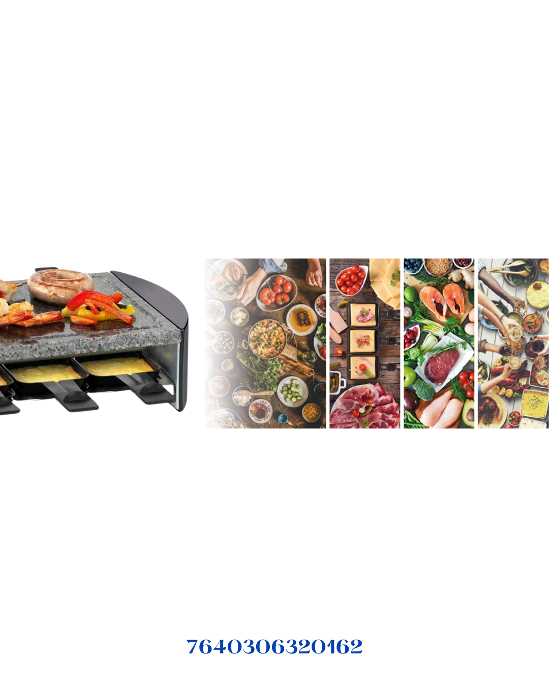 TRISA RACLETTINO 8 ELECTRIC RACLETTE GRILL 1300 W