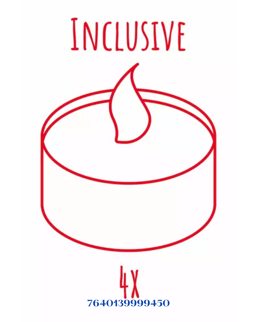 TRISA TÊTE À TÊTE CANDLE RACLETTE RED