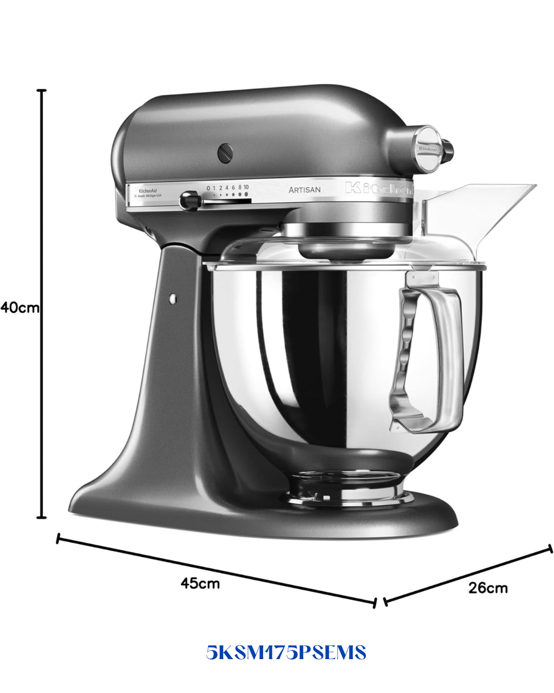 KITCHENAID ARTISAN STAND MIXER 300W 4.8L