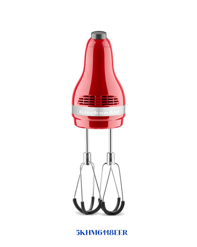 KITCHENAID 6-SPEED HAND MIXER EMPIRE RED