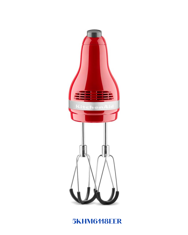 KITCHENAID 6-SPEED HAND MIXER EMPIRE RED