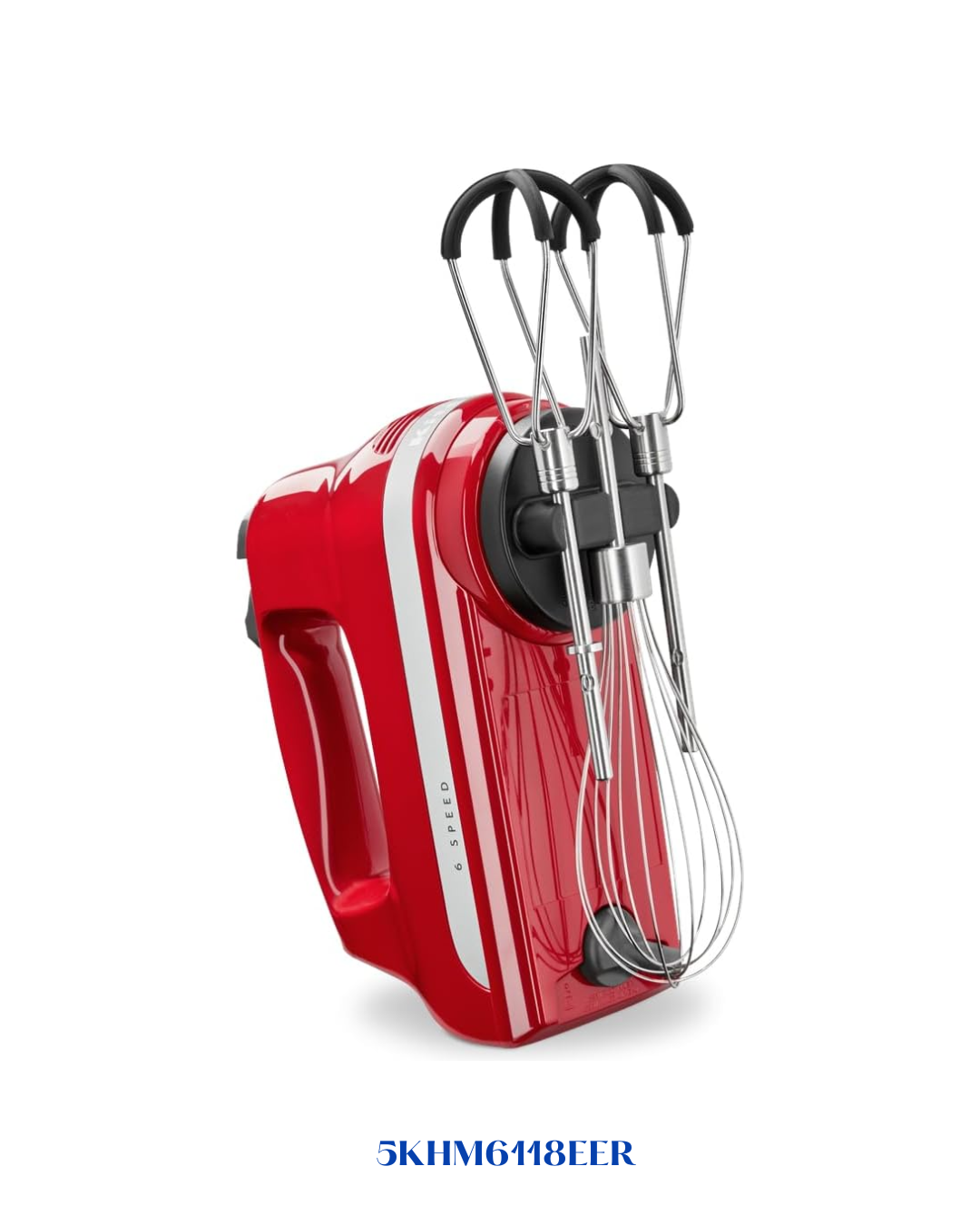 KITCHENAID 6-SPEED HAND MIXER EMPIRE RED