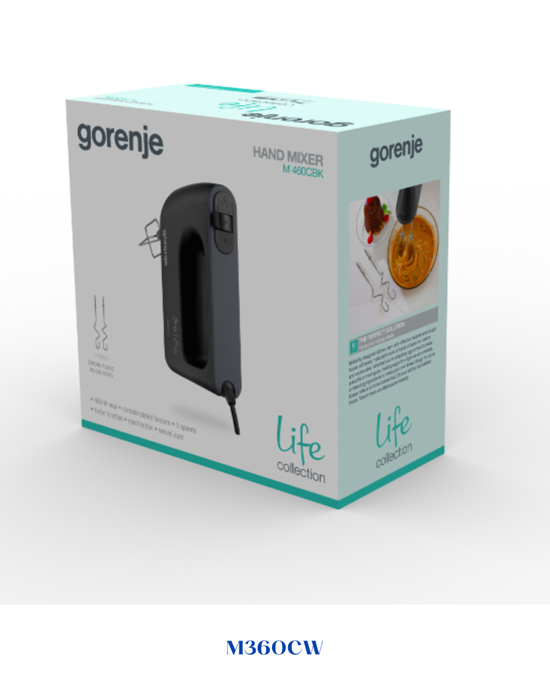 GORENJE HAND MIXER BLACK 345W