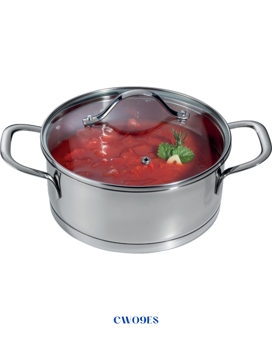 GORENJE COOKWARE SET  5-PIECE STAINLESS STEEL